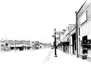 Picture of Main Street in the 1930's (approximately) 